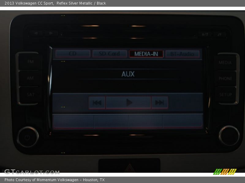 Reflex Silver Metallic / Black 2013 Volkswagen CC Sport