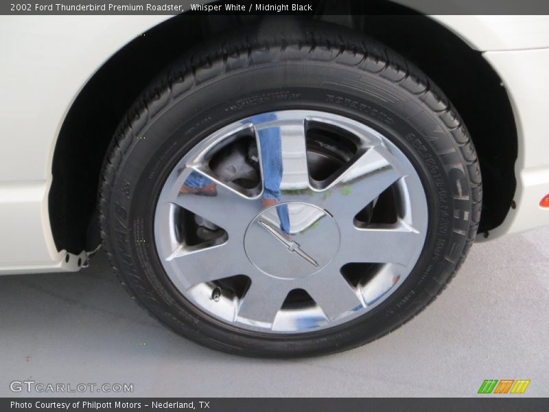 Whisper White / Midnight Black 2002 Ford Thunderbird Premium Roadster