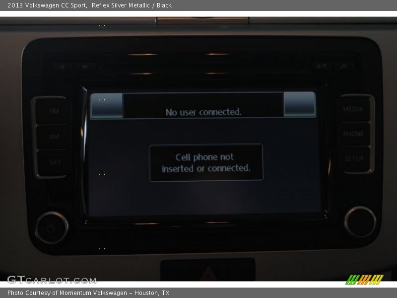 Reflex Silver Metallic / Black 2013 Volkswagen CC Sport