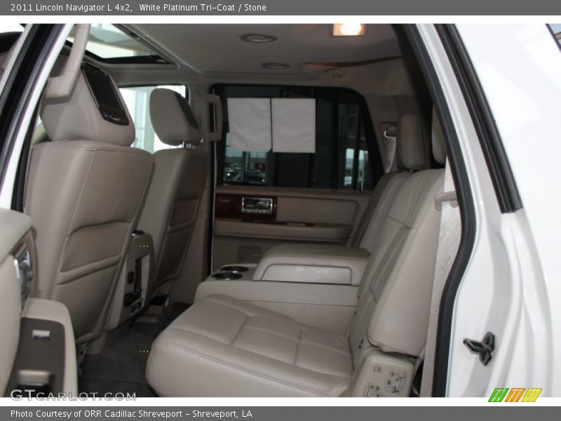 White Platinum Tri-Coat / Stone 2011 Lincoln Navigator L 4x2