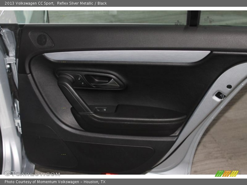 Reflex Silver Metallic / Black 2013 Volkswagen CC Sport