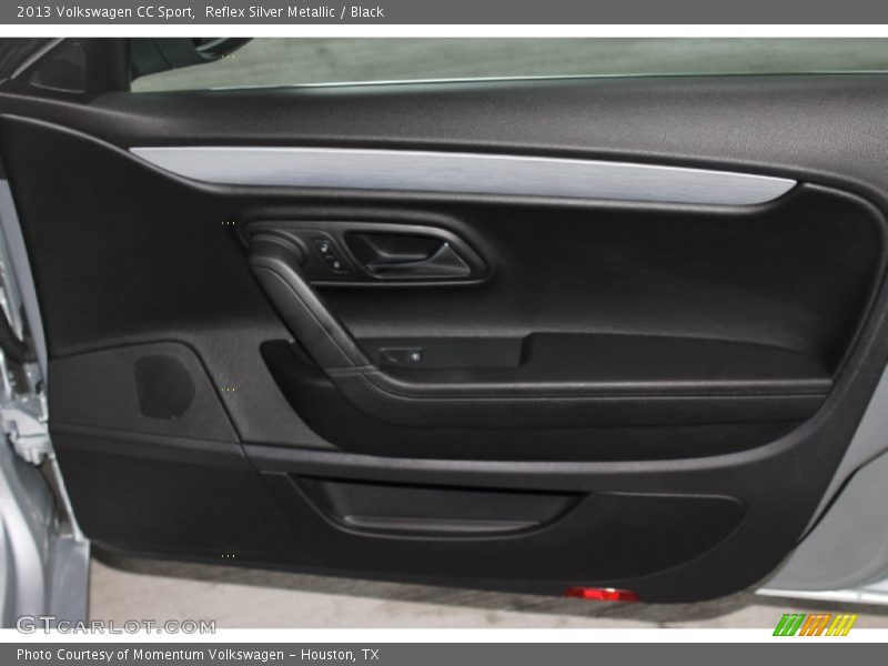 Reflex Silver Metallic / Black 2013 Volkswagen CC Sport