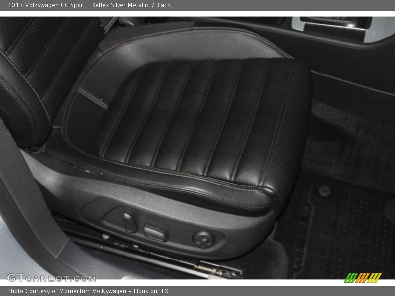 Reflex Silver Metallic / Black 2013 Volkswagen CC Sport