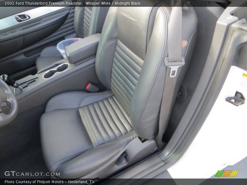Whisper White / Midnight Black 2002 Ford Thunderbird Premium Roadster