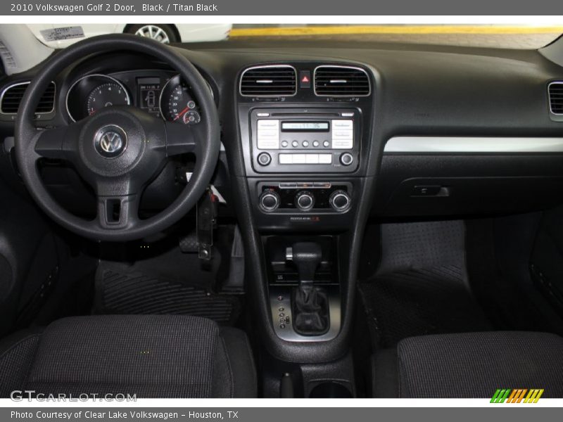 Black / Titan Black 2010 Volkswagen Golf 2 Door