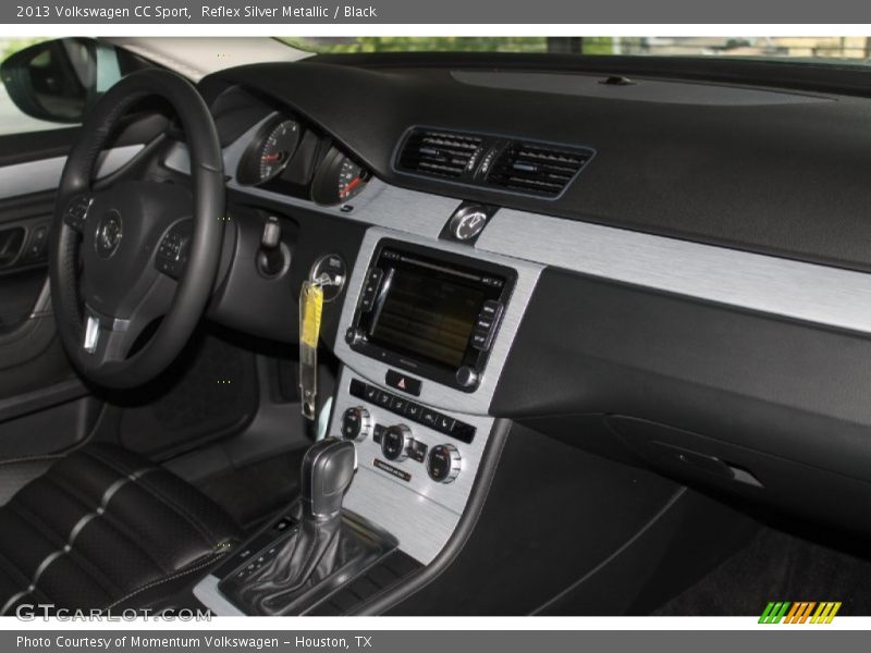 Reflex Silver Metallic / Black 2013 Volkswagen CC Sport