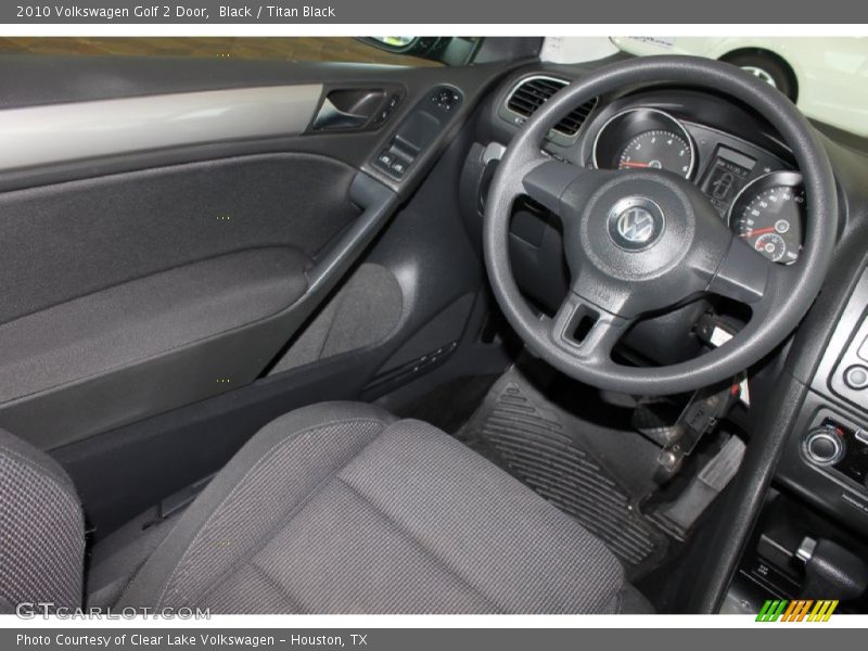 Black / Titan Black 2010 Volkswagen Golf 2 Door