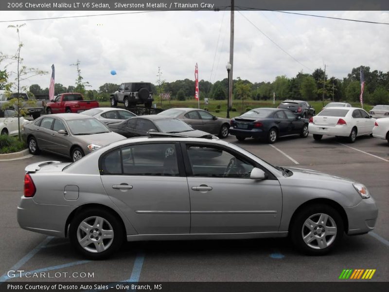 Silverstone Metallic / Titanium Gray 2006 Chevrolet Malibu LT V6 Sedan