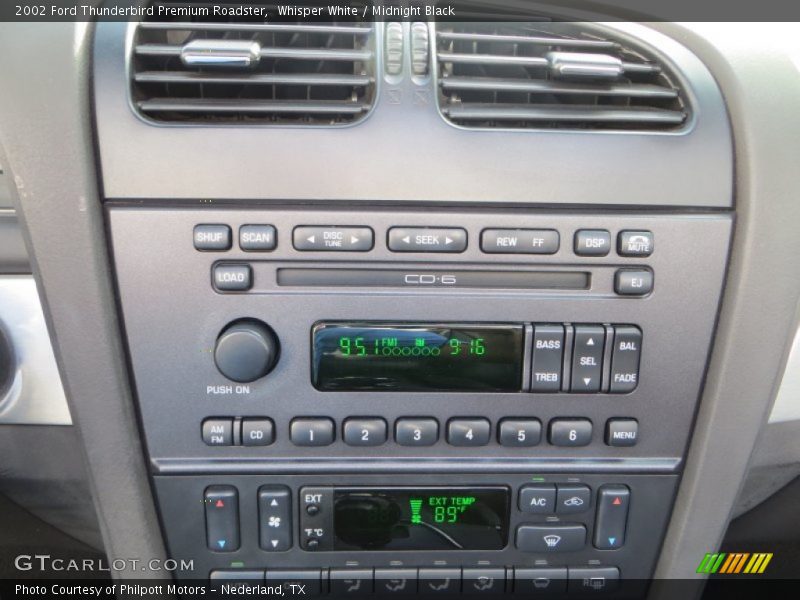 Whisper White / Midnight Black 2002 Ford Thunderbird Premium Roadster
