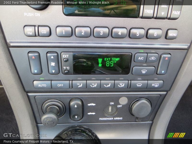 Whisper White / Midnight Black 2002 Ford Thunderbird Premium Roadster