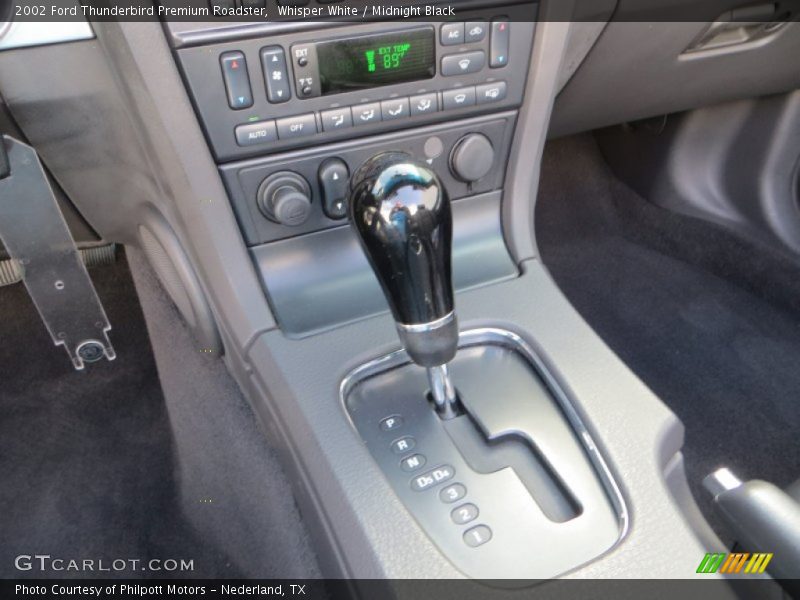 Whisper White / Midnight Black 2002 Ford Thunderbird Premium Roadster