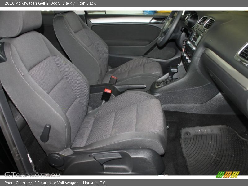 Black / Titan Black 2010 Volkswagen Golf 2 Door