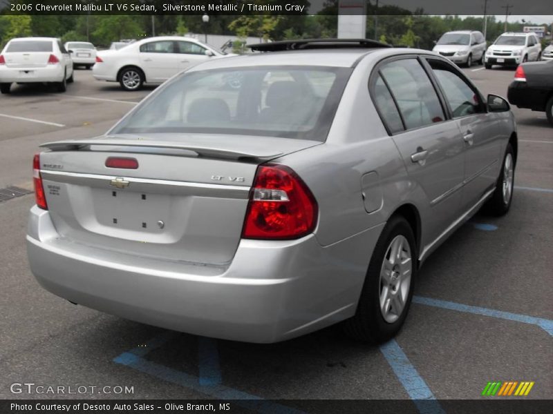 Silverstone Metallic / Titanium Gray 2006 Chevrolet Malibu LT V6 Sedan