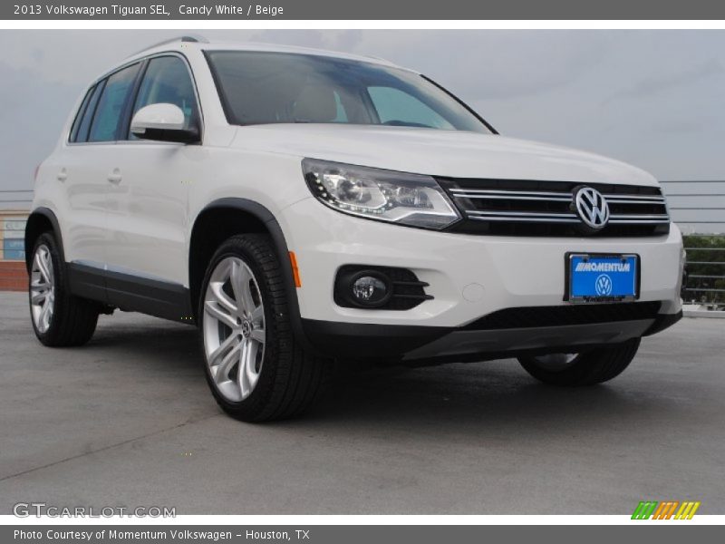 Candy White / Beige 2013 Volkswagen Tiguan SEL