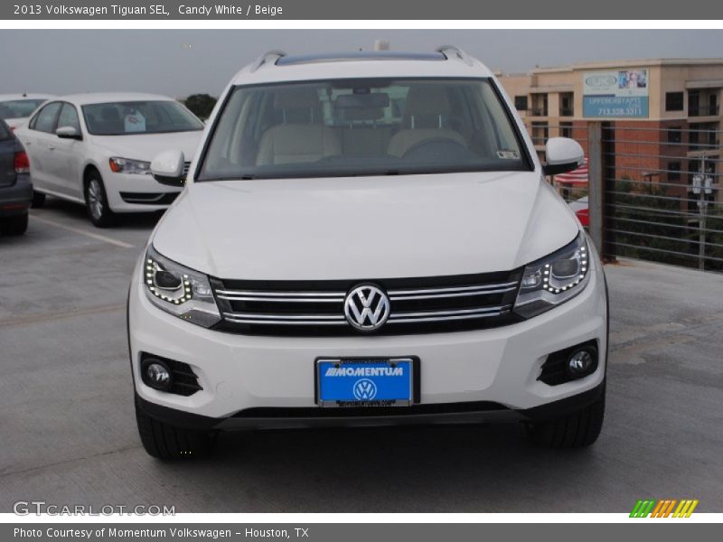 Candy White / Beige 2013 Volkswagen Tiguan SEL