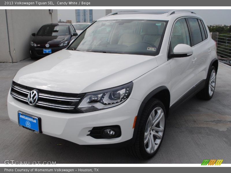 Candy White / Beige 2013 Volkswagen Tiguan SEL
