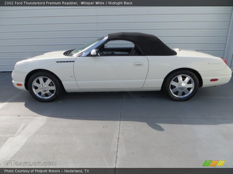Whisper White / Midnight Black 2002 Ford Thunderbird Premium Roadster