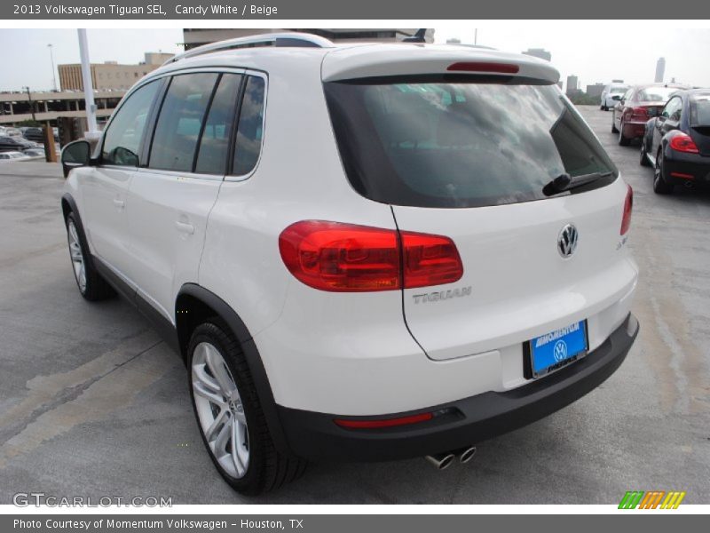 Candy White / Beige 2013 Volkswagen Tiguan SEL
