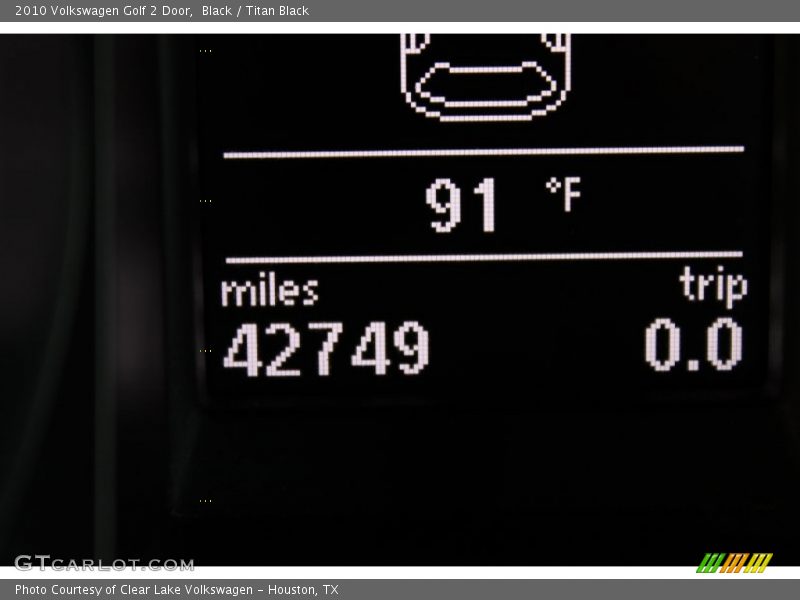 Black / Titan Black 2010 Volkswagen Golf 2 Door