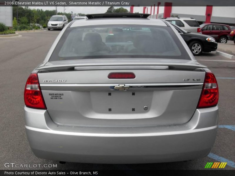 Silverstone Metallic / Titanium Gray 2006 Chevrolet Malibu LT V6 Sedan