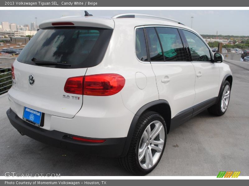 Candy White / Beige 2013 Volkswagen Tiguan SEL