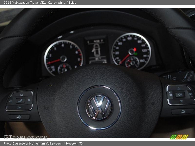 Candy White / Beige 2013 Volkswagen Tiguan SEL
