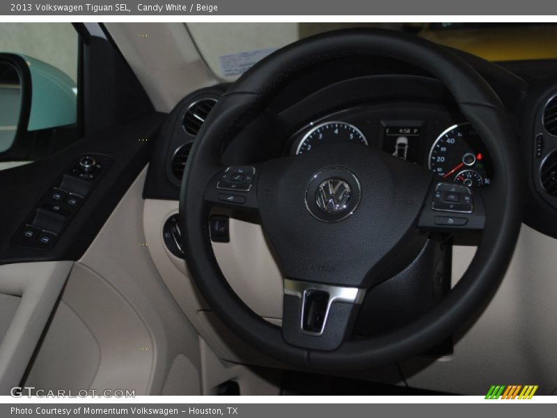 Candy White / Beige 2013 Volkswagen Tiguan SEL