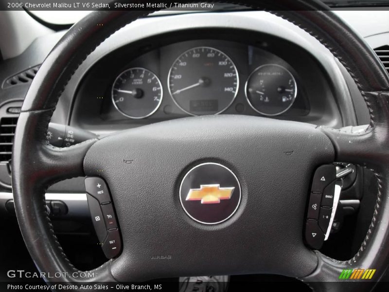Silverstone Metallic / Titanium Gray 2006 Chevrolet Malibu LT V6 Sedan
