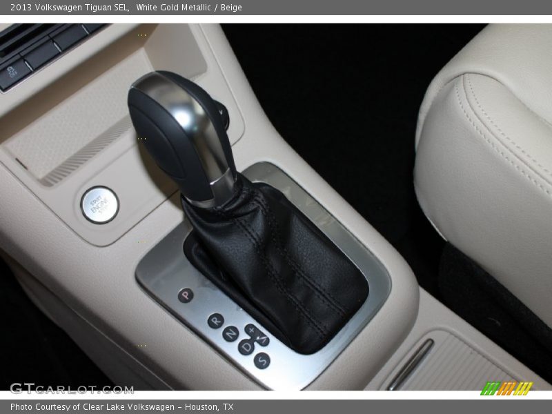 White Gold Metallic / Beige 2013 Volkswagen Tiguan SEL