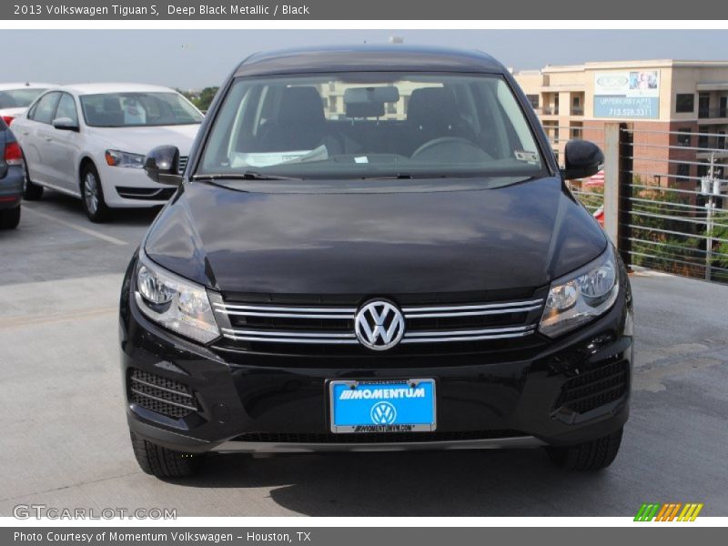 Deep Black Metallic / Black 2013 Volkswagen Tiguan S