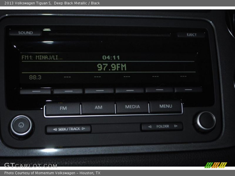 Deep Black Metallic / Black 2013 Volkswagen Tiguan S
