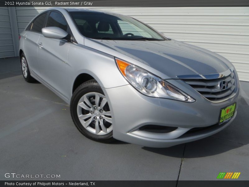 Radiant Silver / Gray 2012 Hyundai Sonata GLS