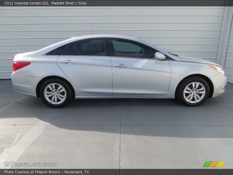 Radiant Silver / Gray 2012 Hyundai Sonata GLS