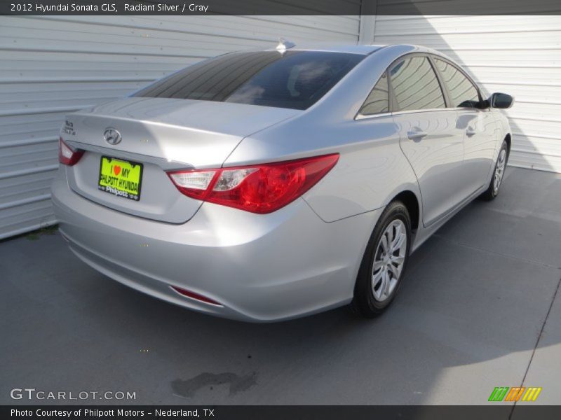 Radiant Silver / Gray 2012 Hyundai Sonata GLS