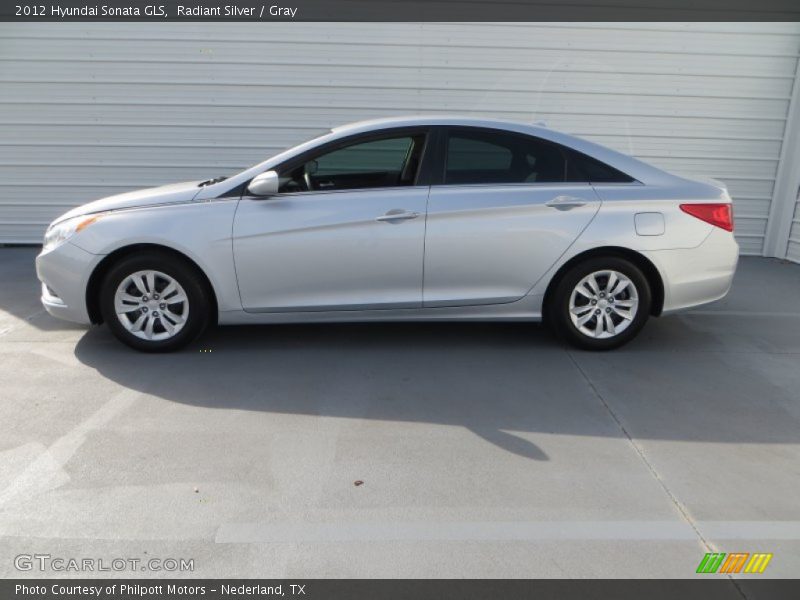 Radiant Silver / Gray 2012 Hyundai Sonata GLS