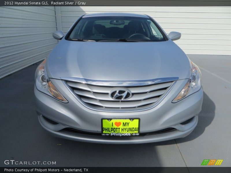 Radiant Silver / Gray 2012 Hyundai Sonata GLS