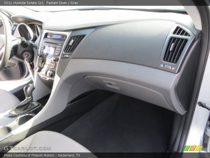 Radiant Silver / Gray 2012 Hyundai Sonata GLS