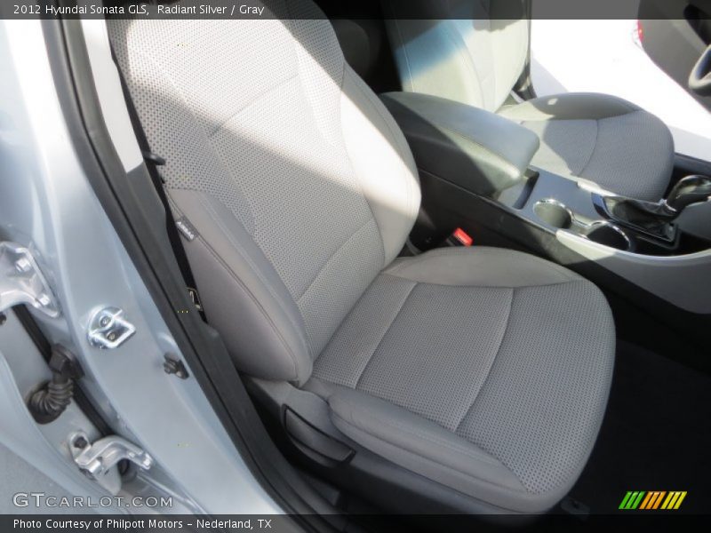 Radiant Silver / Gray 2012 Hyundai Sonata GLS