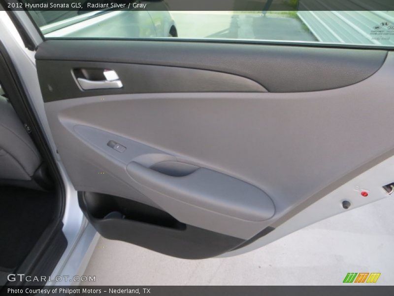 Radiant Silver / Gray 2012 Hyundai Sonata GLS