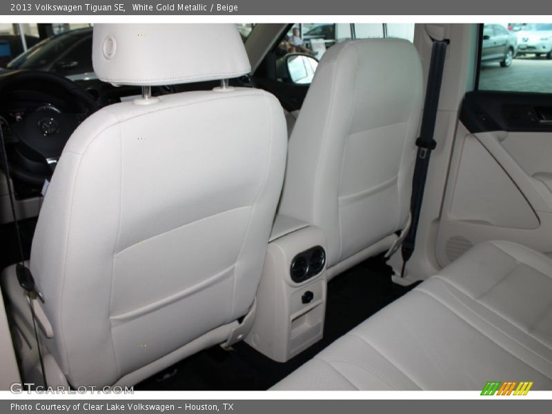 White Gold Metallic / Beige 2013 Volkswagen Tiguan SE