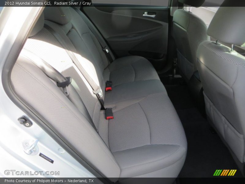 Radiant Silver / Gray 2012 Hyundai Sonata GLS