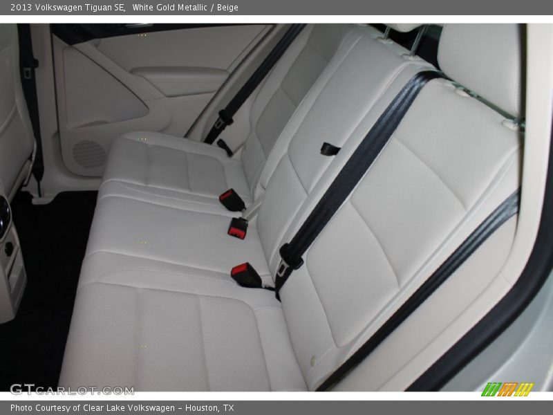 White Gold Metallic / Beige 2013 Volkswagen Tiguan SE
