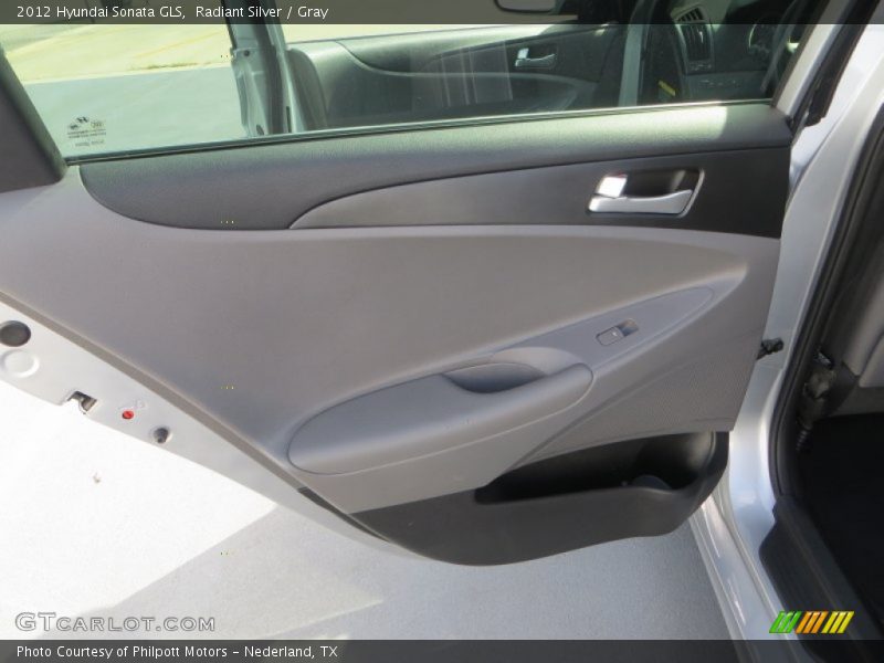 Radiant Silver / Gray 2012 Hyundai Sonata GLS