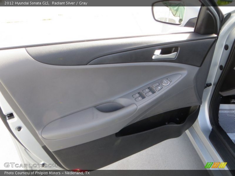 Radiant Silver / Gray 2012 Hyundai Sonata GLS