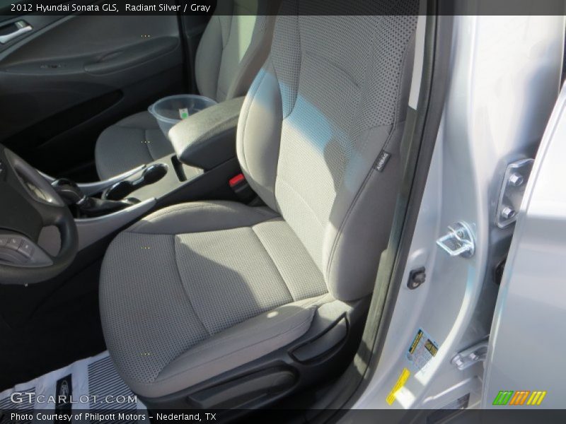 Radiant Silver / Gray 2012 Hyundai Sonata GLS