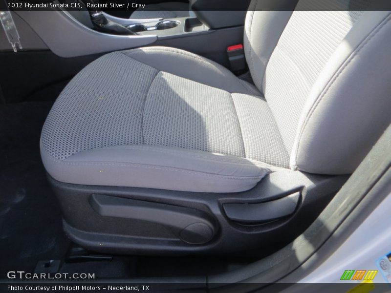 Radiant Silver / Gray 2012 Hyundai Sonata GLS