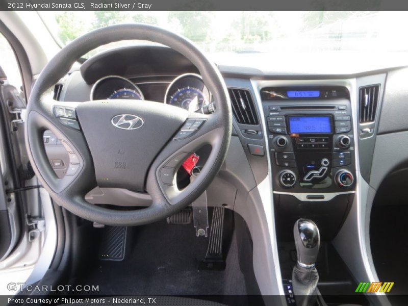 Radiant Silver / Gray 2012 Hyundai Sonata GLS