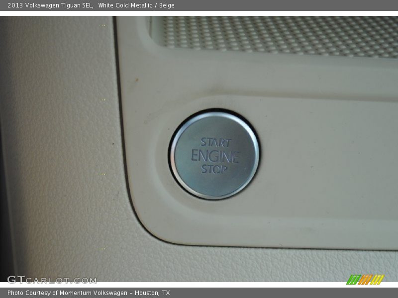 White Gold Metallic / Beige 2013 Volkswagen Tiguan SEL
