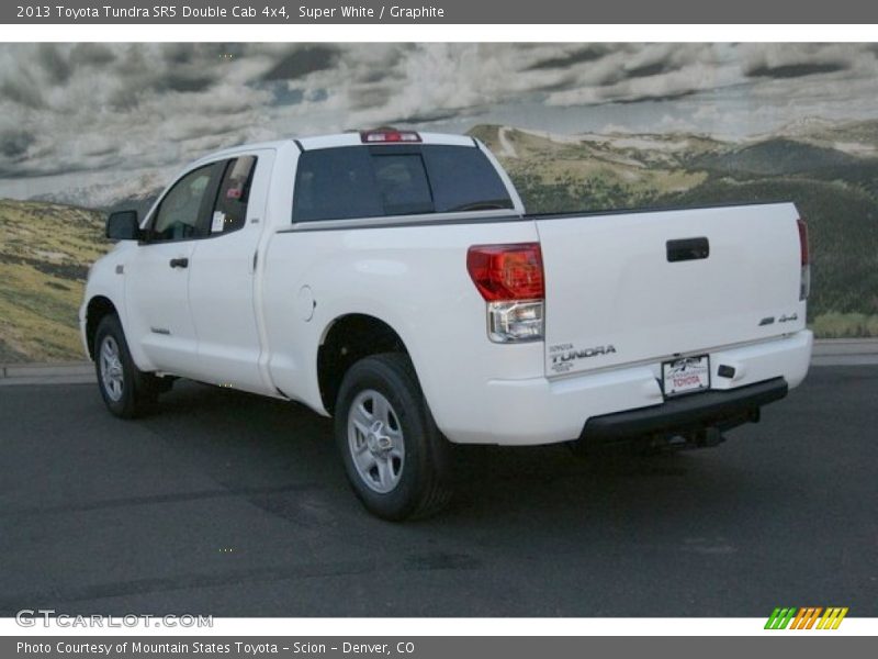 Super White / Graphite 2013 Toyota Tundra SR5 Double Cab 4x4