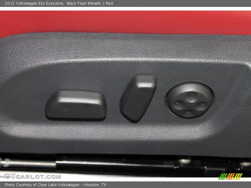 Black Pearl Metallic / Red 2013 Volkswagen Eos Executive